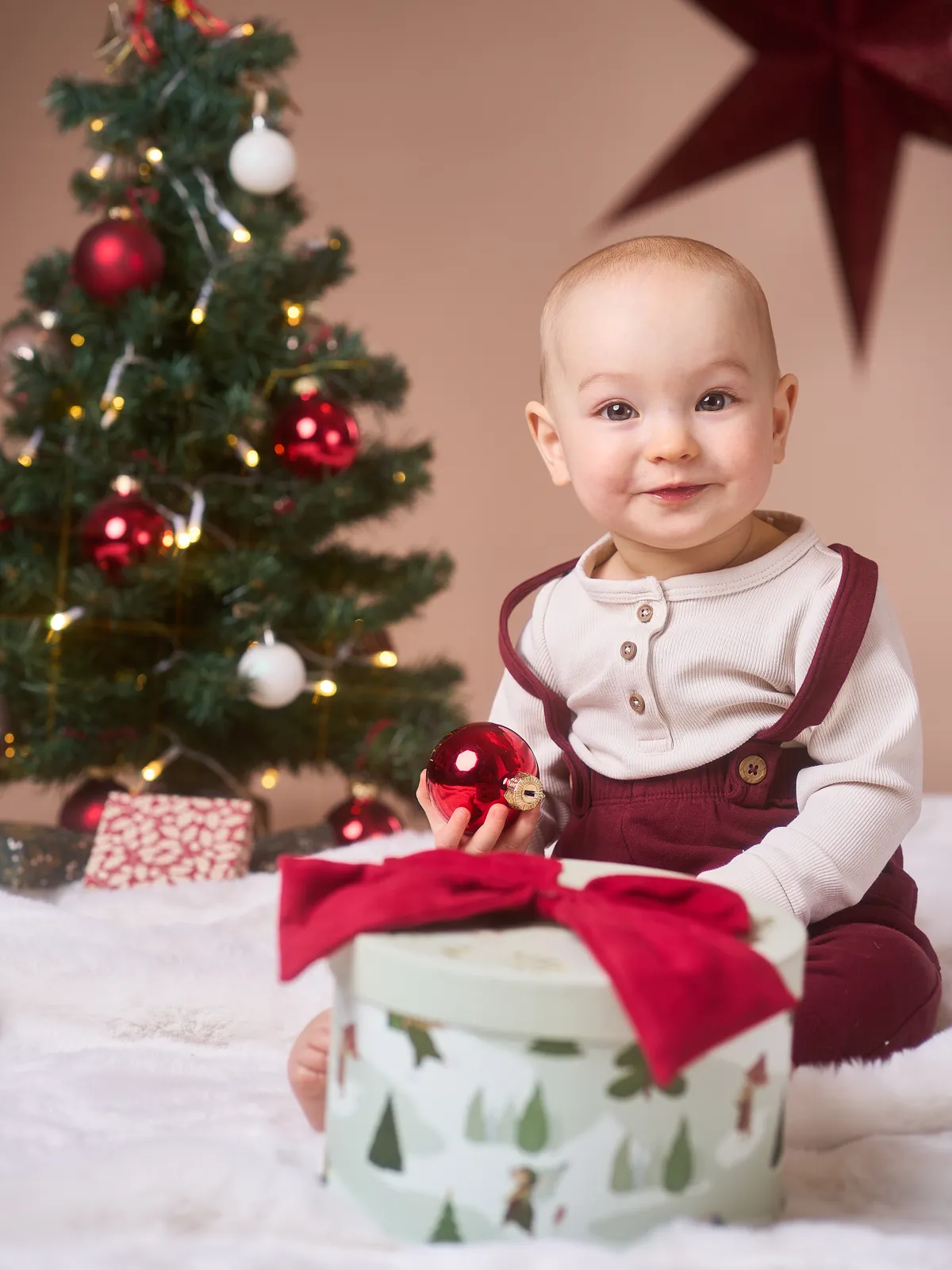 Christmas photoof baby